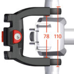 KLICKfix Lenker Adapter E mit Schloss – Bild 3